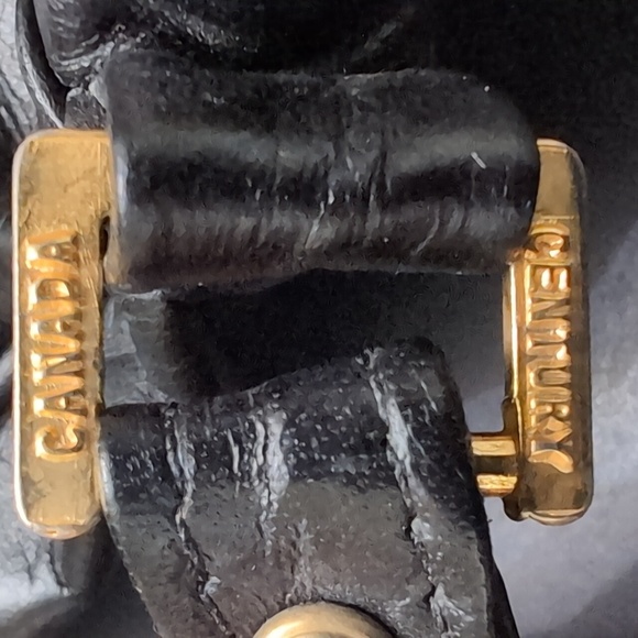 Z.K Leather Goods Woman's Vintage Black Crossbody Bag. - Picture 7 of 16